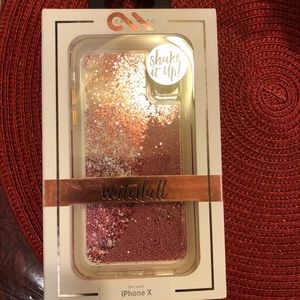 NWT - case mate rose waterfall cellphone case